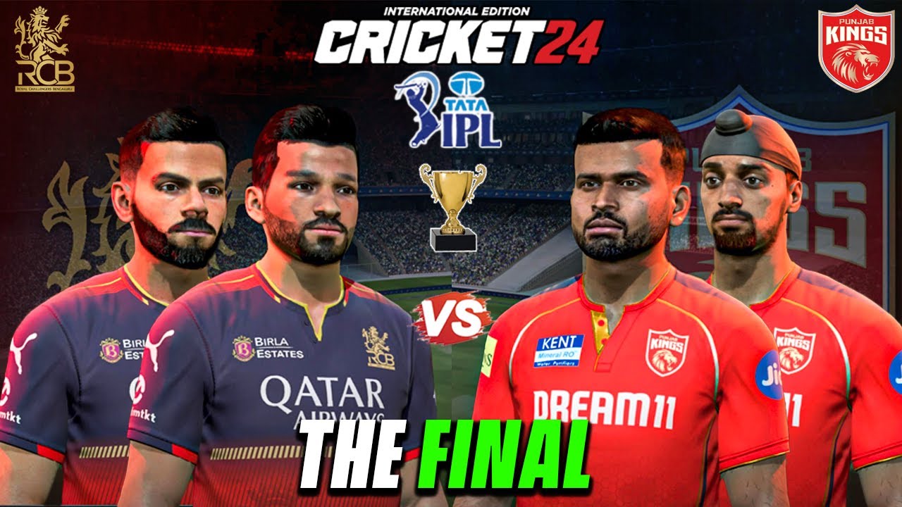 RCB vs PBKS - The IPL FINAL😍🔥 at Narendra Modi Stadium in Cricket 24