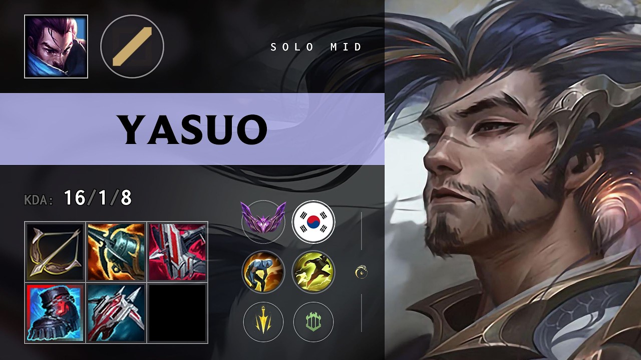 Yasuo Mid vs Galio - KR Master Patch 26.13