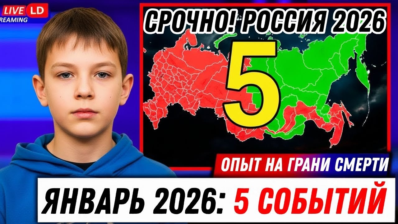Русский мальчик умер и Иисус показал 5 шокирующих событий января 2026! Вы готовы?