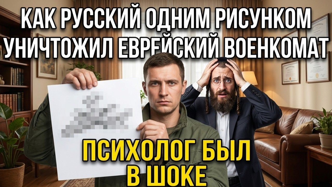 Как русский одним рисунком довел офицера ЦАХАЛ