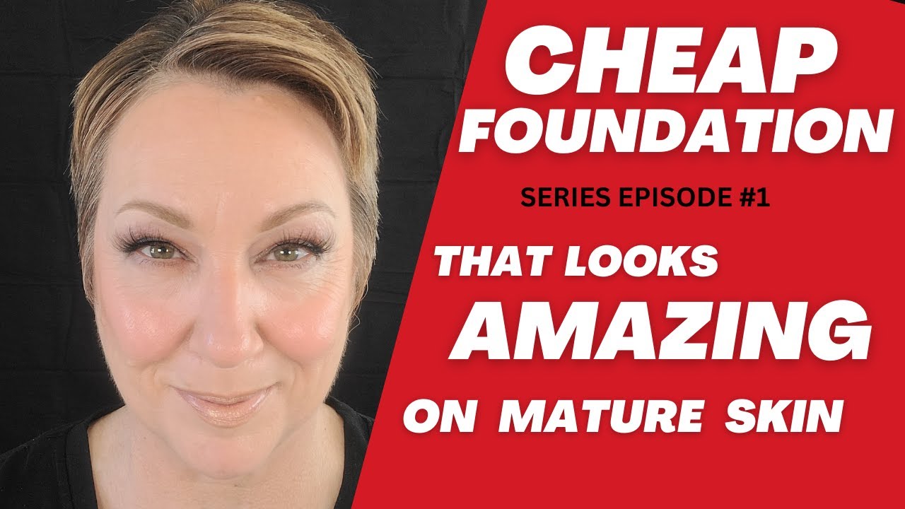 Cheapest Best Foundation for mature skin Episode #1❤️