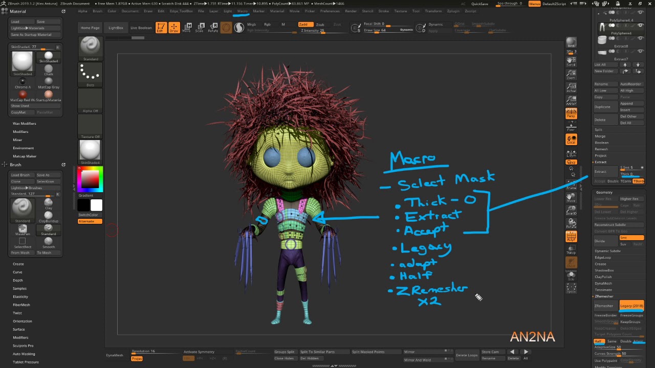 Zbrush Macro Tips