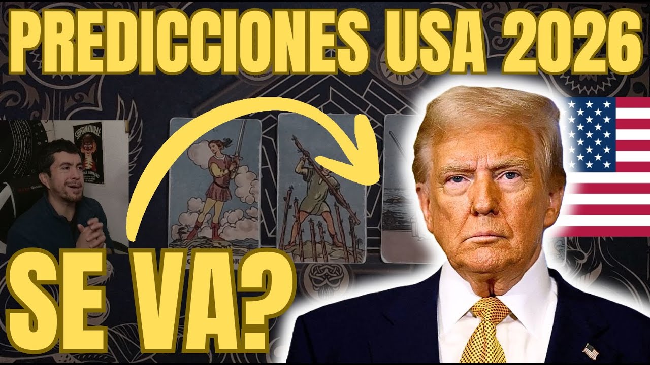 TRUMP SER&Aacute; DESTITUIDO POR LA ENMIENDA 25?🔮PREDICCIONES ESTADOS UNIDOS 2026