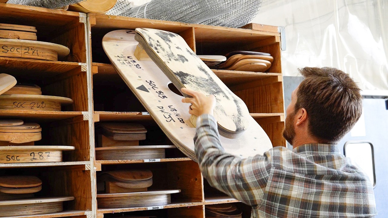 How flight decks and x formula wheels are made! Powell Peralta and Bones Wheels factory tour