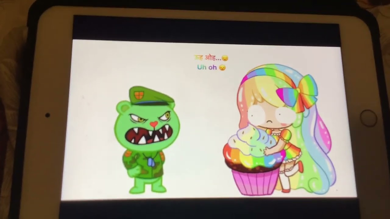 Flippy Hates Bliss Rainbowa (El Plexpero/Happy Tree Friends/Doki Doki world/ProMarmmonStar4000Parody