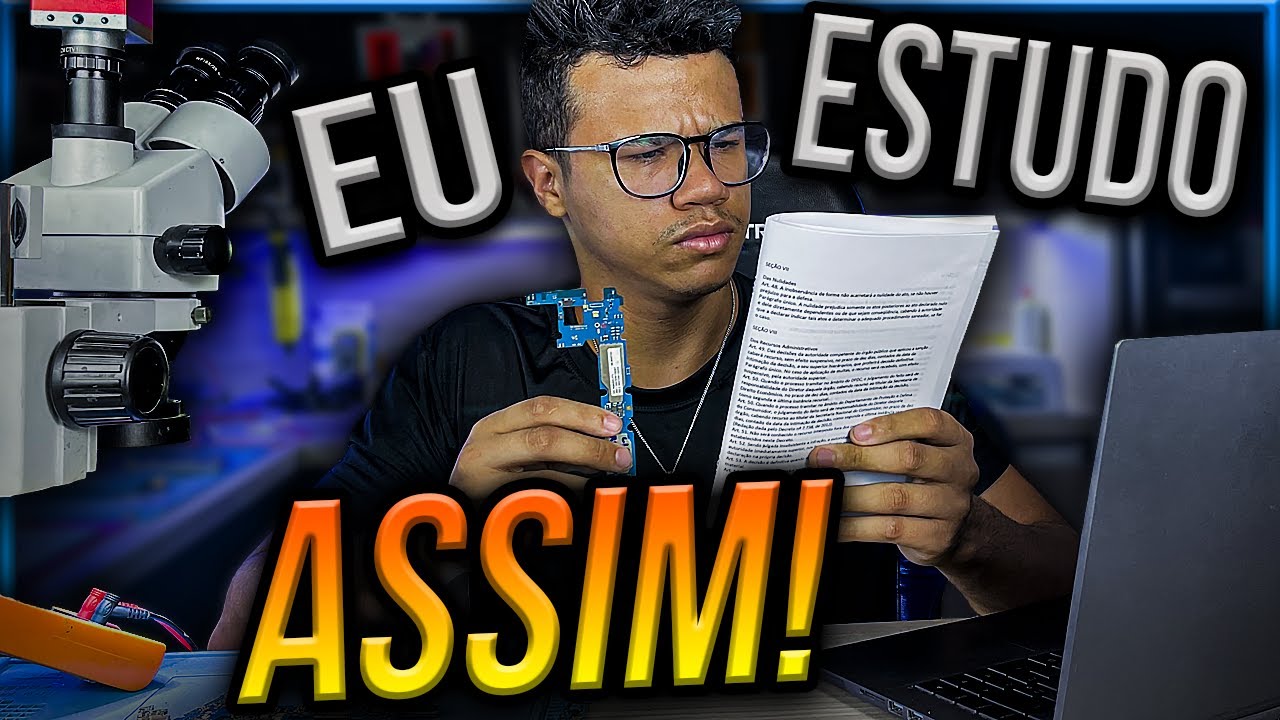 Como Eu Estudo Para Aprender a Consertar Celular! (Nunca Falhou)