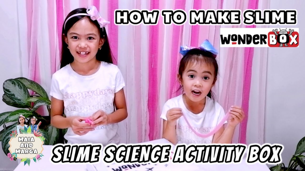 Kids Make Slime | Wonderbox Canada Slime Science Activity Box