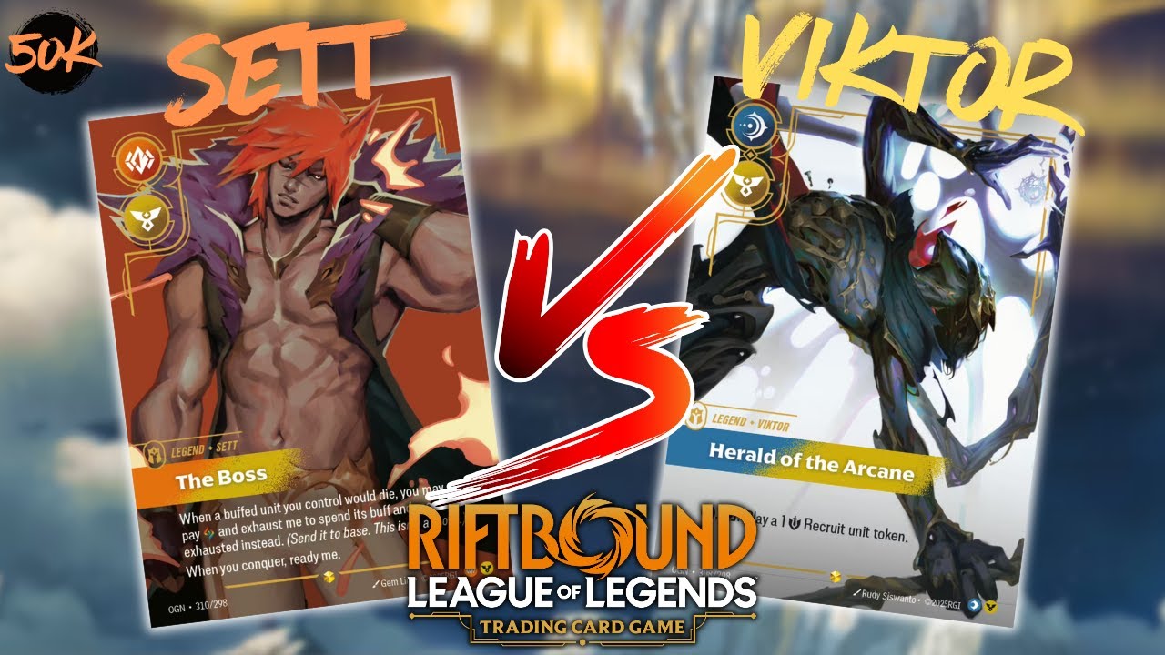 Агрессивный сетт против Виктора, спамящего токены | Riftbound League of Legends TCG Origins (сыгр...