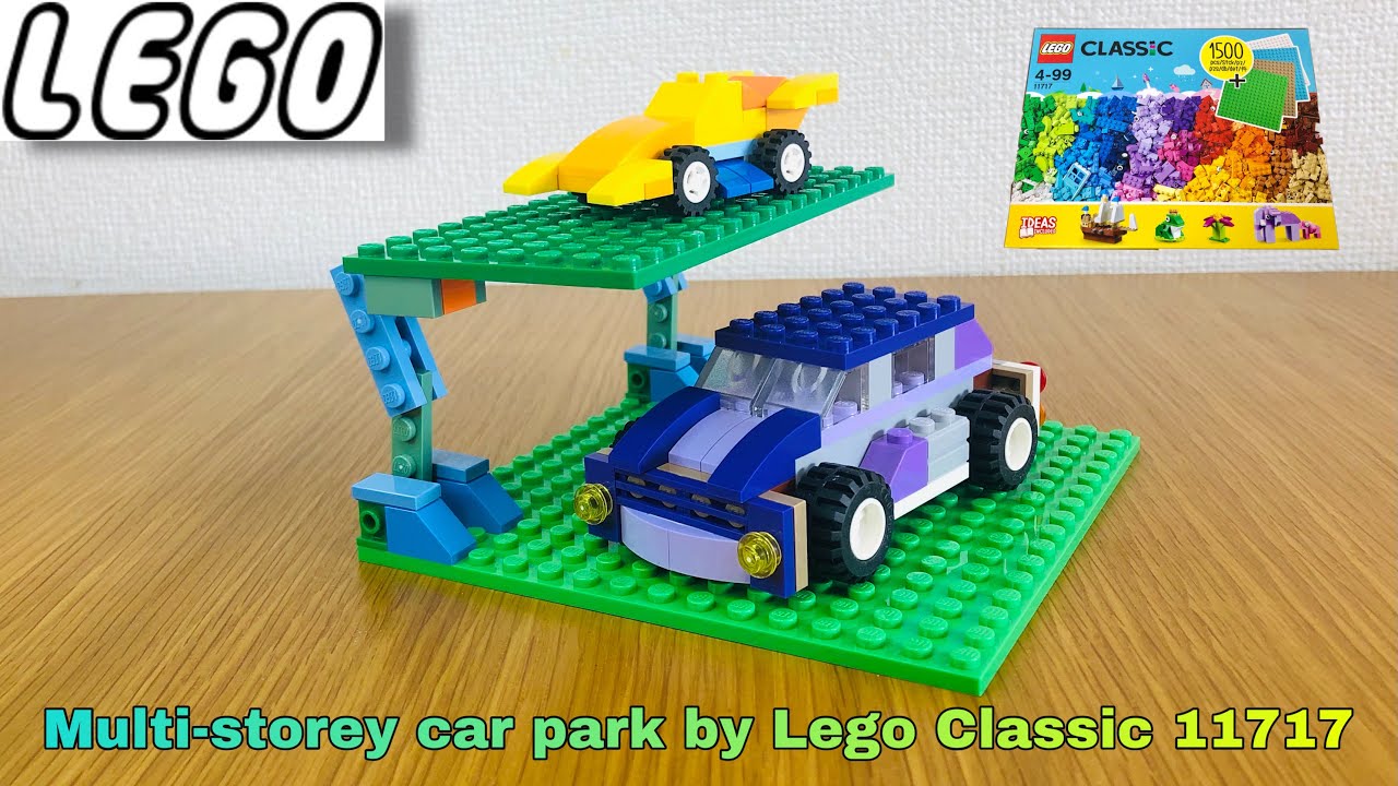 Lego Classic 11717 assembling to multi-storey car park #154