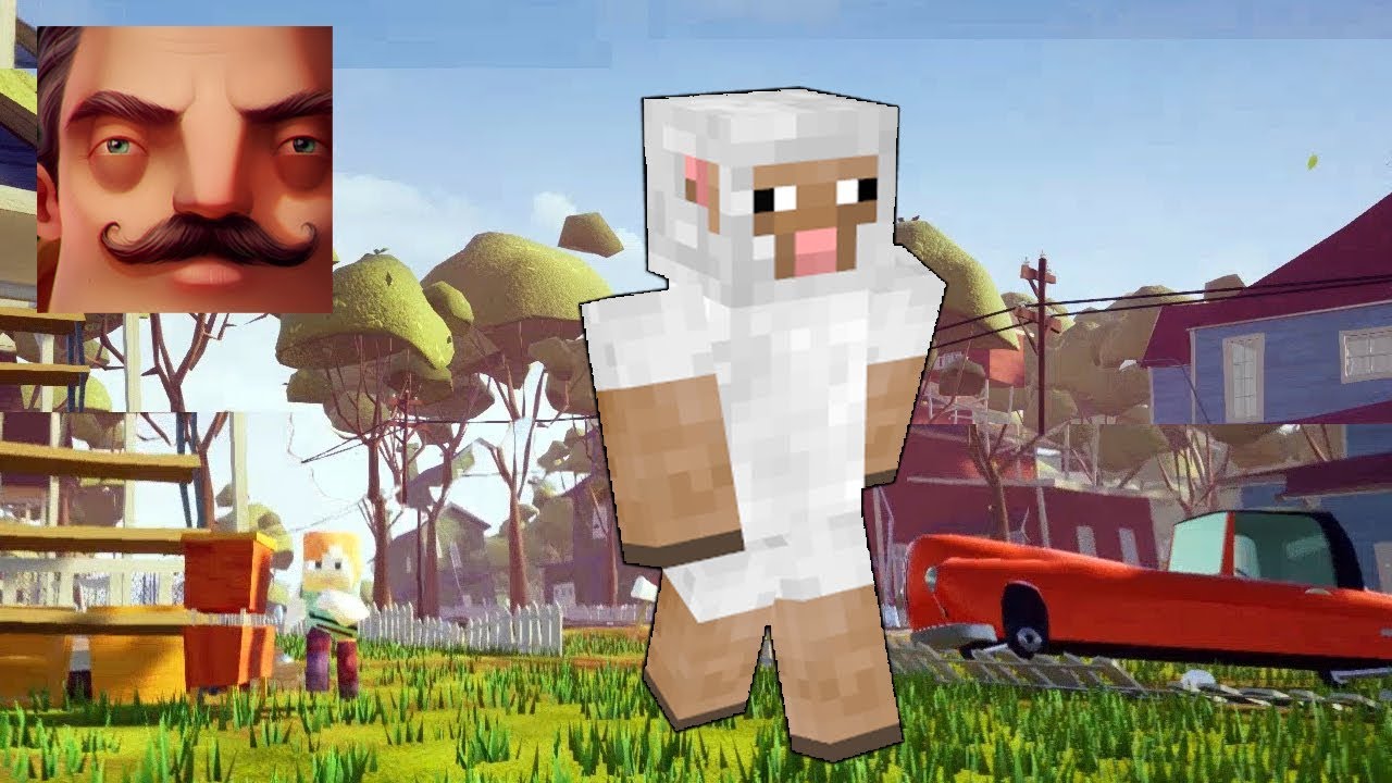 Hello Neighbor - My New Neighbor Minecraft Sheep Act 2 Gameplay Walkthrough