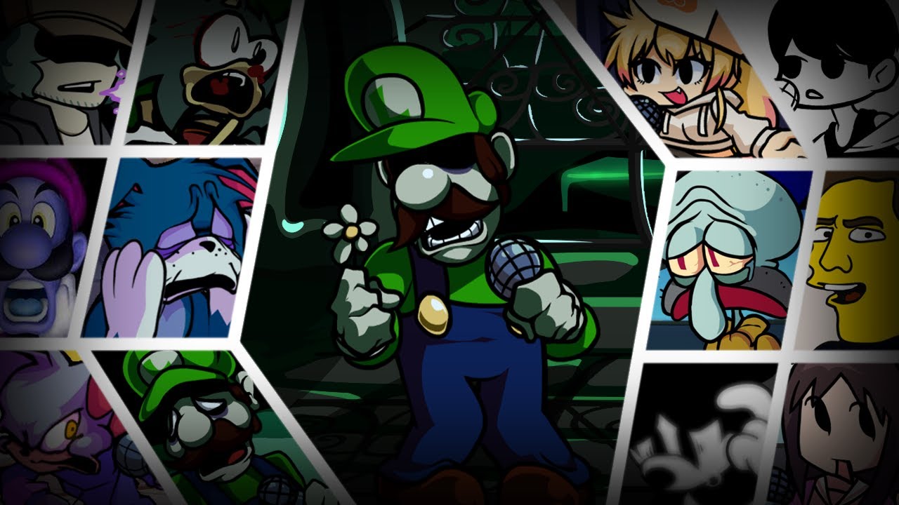 FNF - Alone but every turn a different character sings (Mario's Madness v2 BETADCIU)