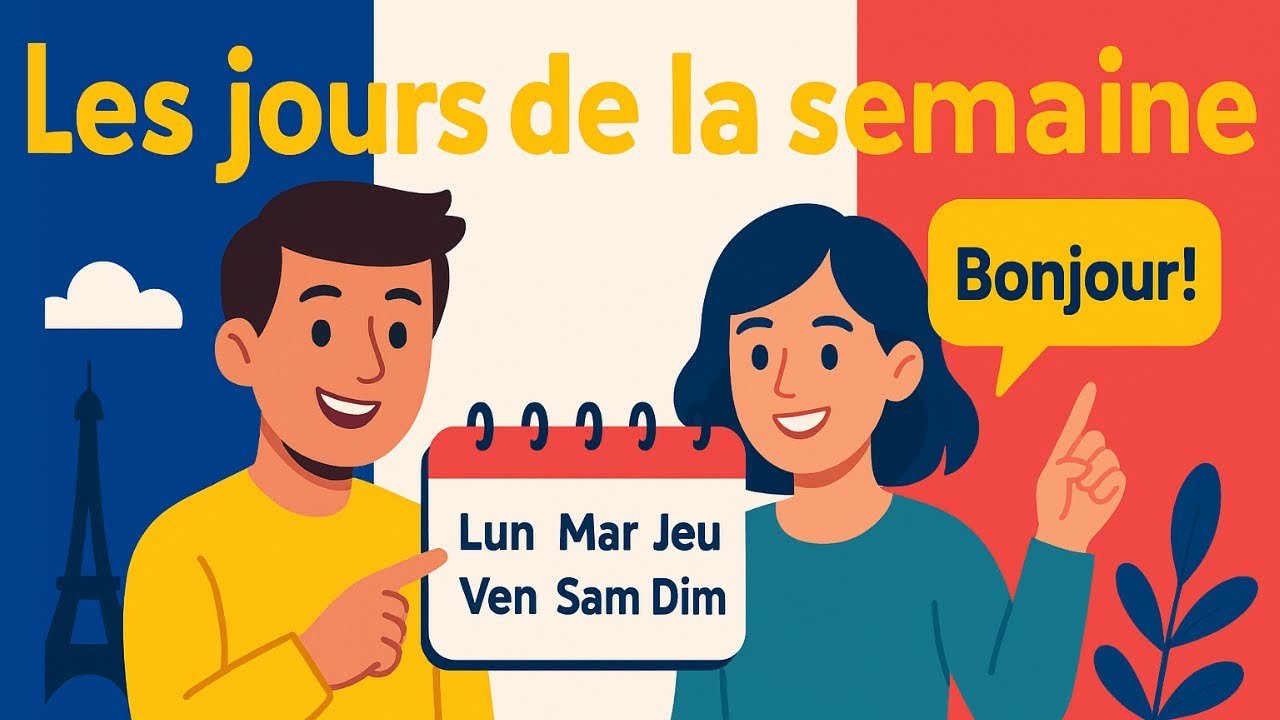 🗓️ Apprends les jours de la semaine en français 🇫🇷 | Avec exemples et dialogues 💬​
