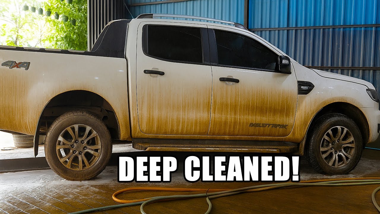 DIRTIEST Ford Ranger Wildtrak Ever Gets Deep Cleaned!