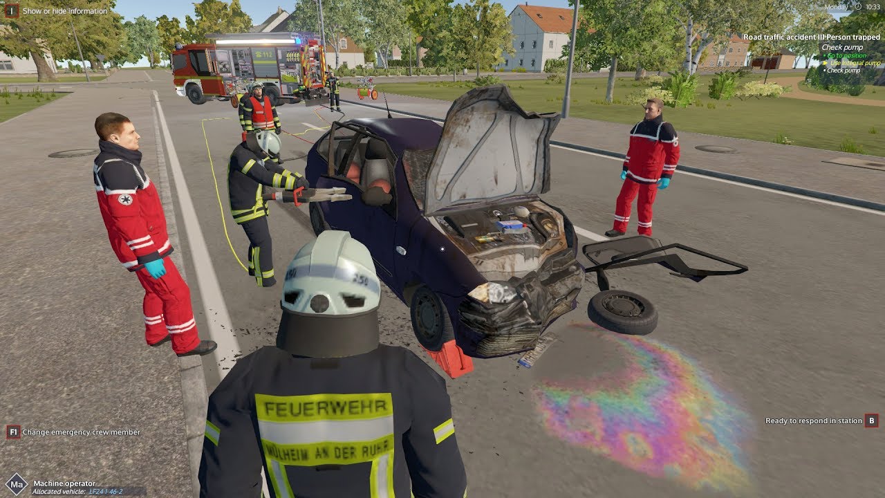 Emergency Call 112 | Firefighter Simulator Gameplay | English Gameplay Livestream