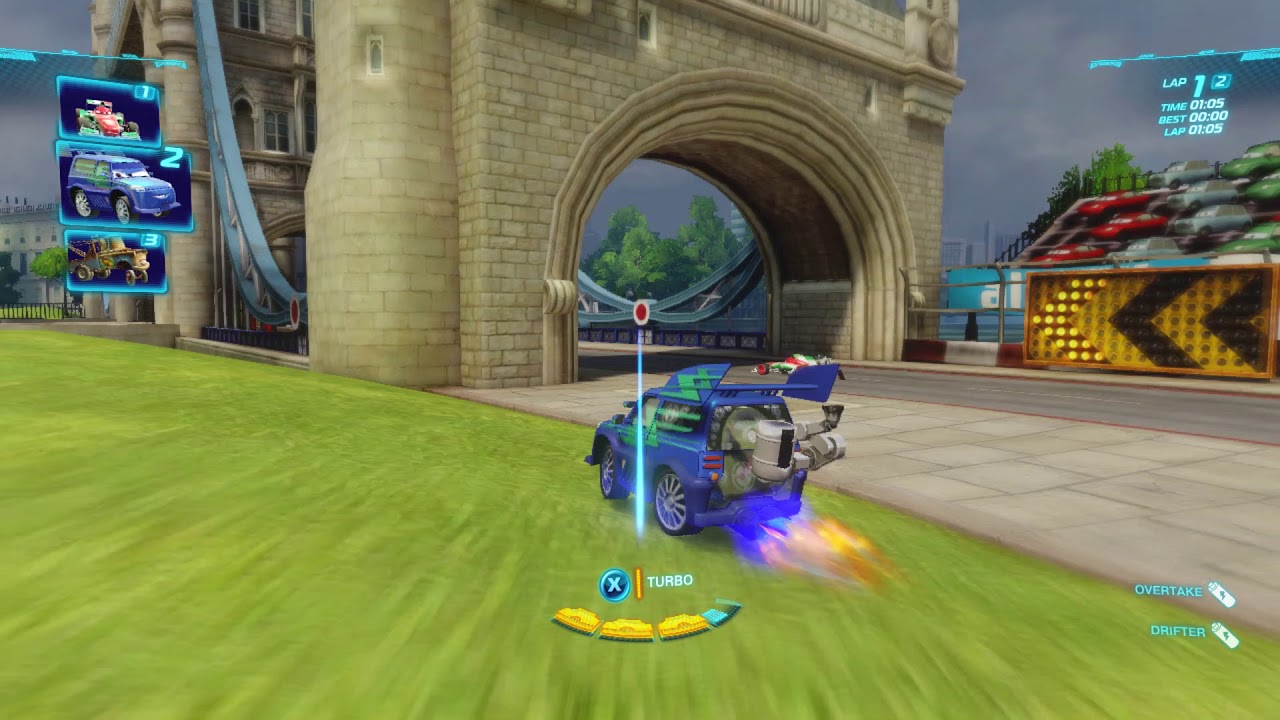 Cars 2: The Video Game | DJ - Buckingham Sprint | PotatoYT!