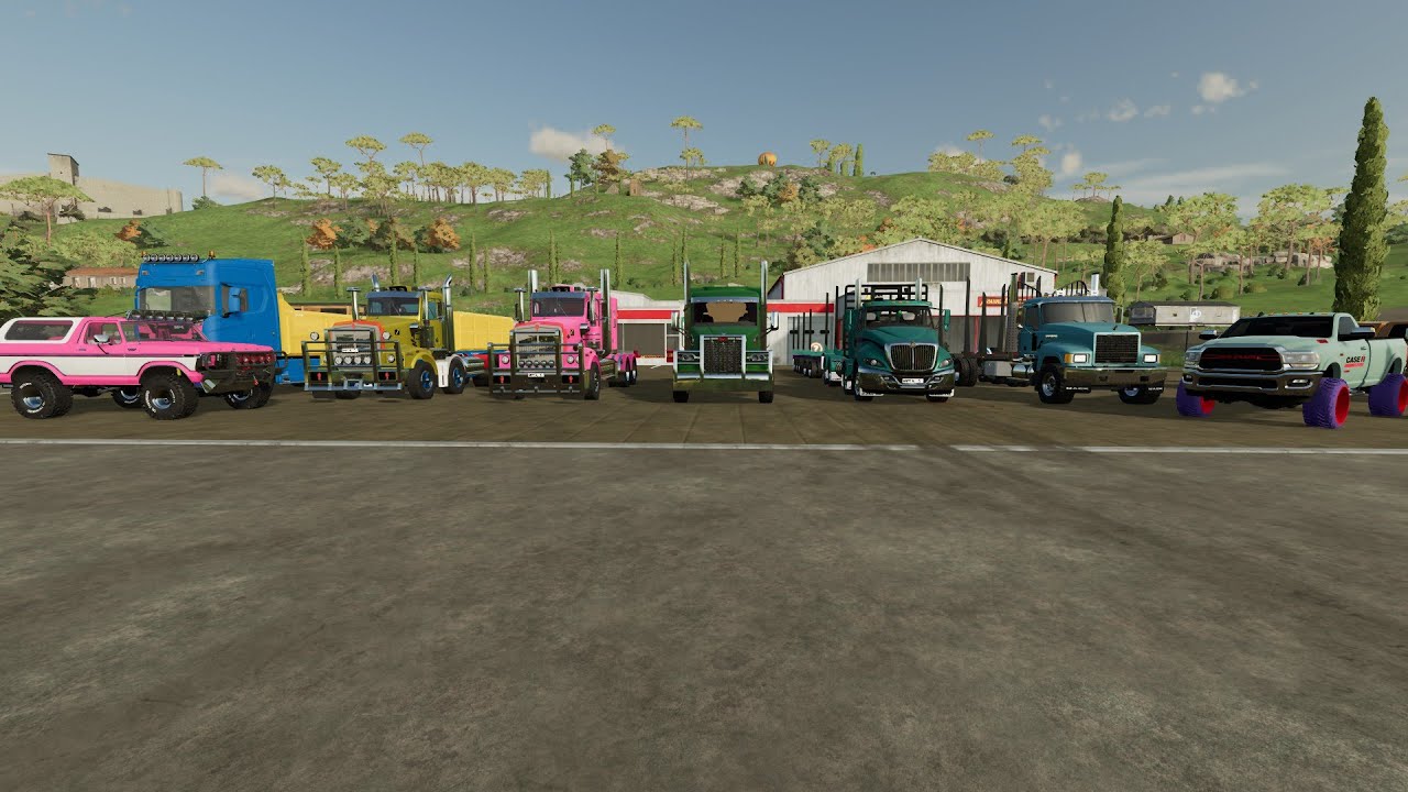 Mod review 57 Bakkies,SUV,logging truck,tippers trucks