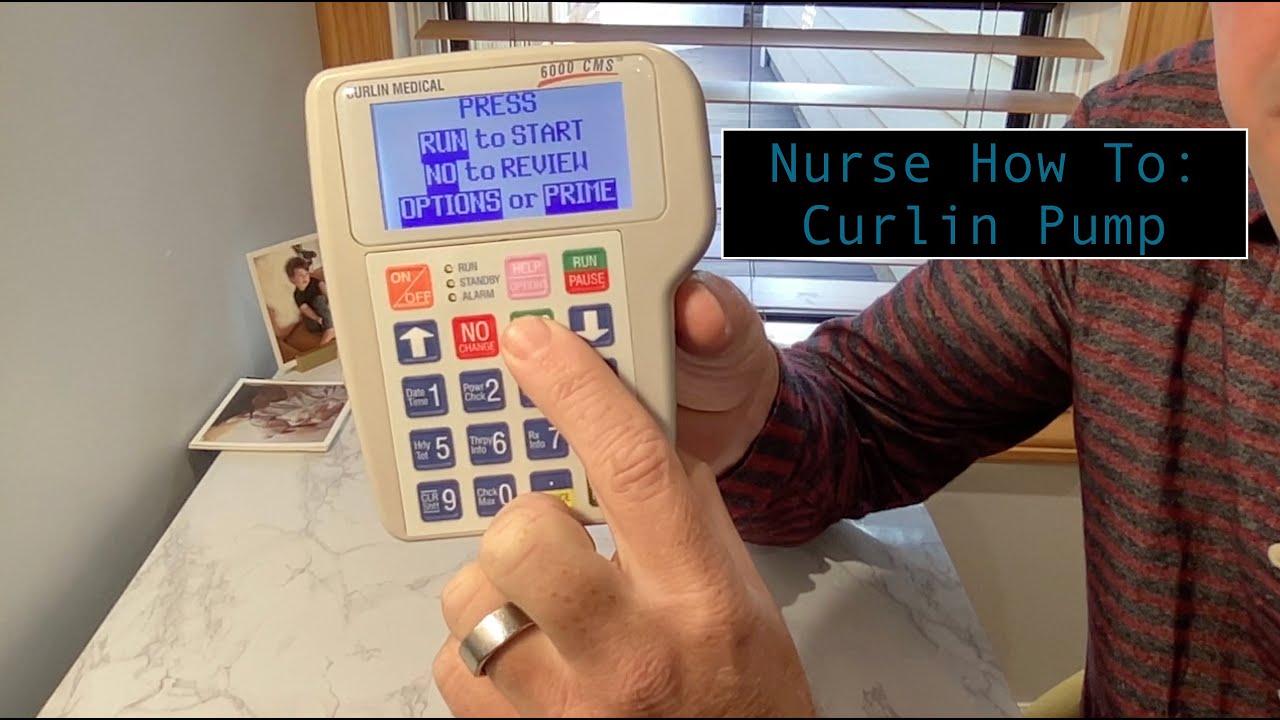 Curlin Pump for Home Infusions - Nurse Demo
