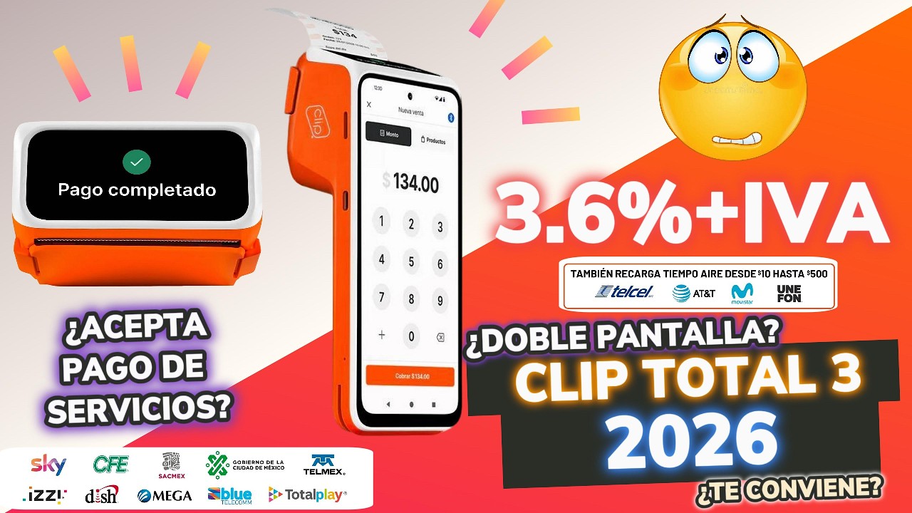 Nueva Terminal Clip Total 3 ¿la mejor opción para hacer crecer tu negocio? ¿EN OFERTA? 😱 | UNBOXING