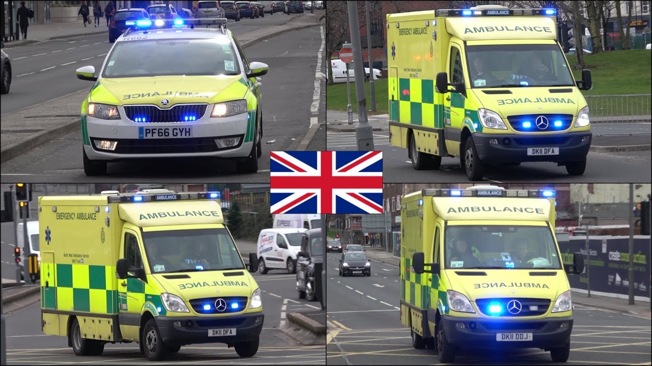 North West Ambulances responding compilation