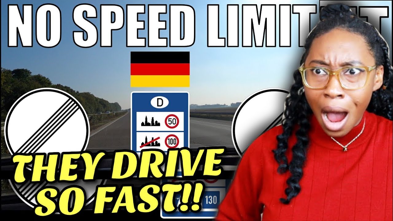 AMERICAN REACTS TO THE GERMAN AUTOBAHN FOR THE FIRST TIME! (THERE IS NO SPEED LIMIT?!)