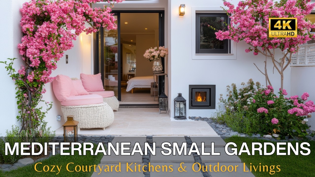 2025's Best Rustic & Mediterranean Small Gardens: Cozy Courtyard Kitchens & Charming Outdoor Livings