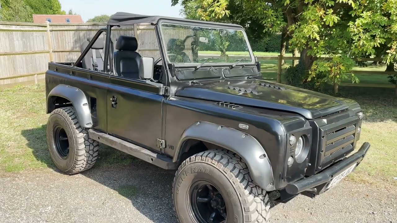 1986 land rover 90 V8 3 9i for sale starting, idling, walkaround