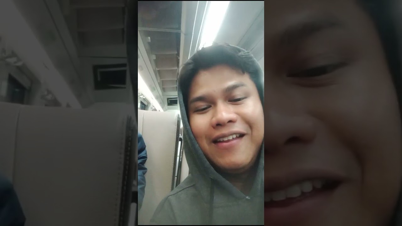 Kaisar pertama kali naik kereta ke purwokerto #keretaapi #kaisar #funny #purwokerto