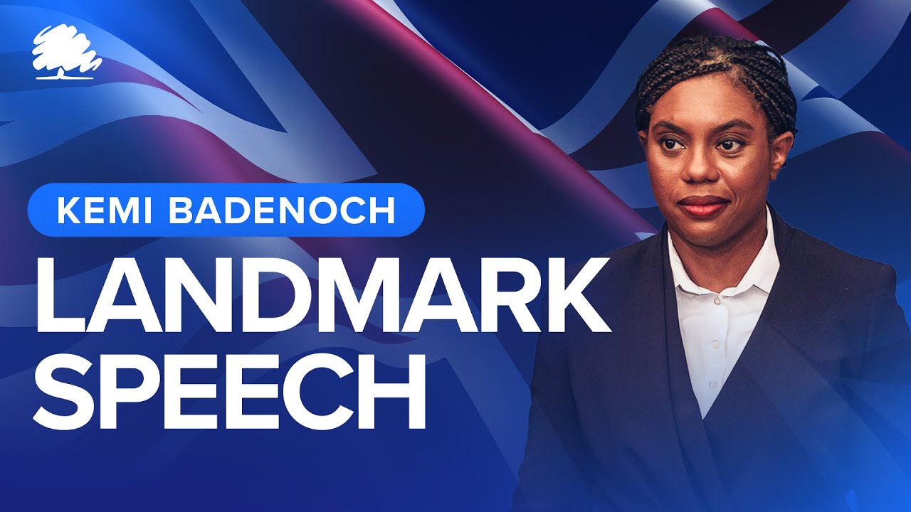 LIVE: Kemi Badenoch on the Future of the Conservative Party