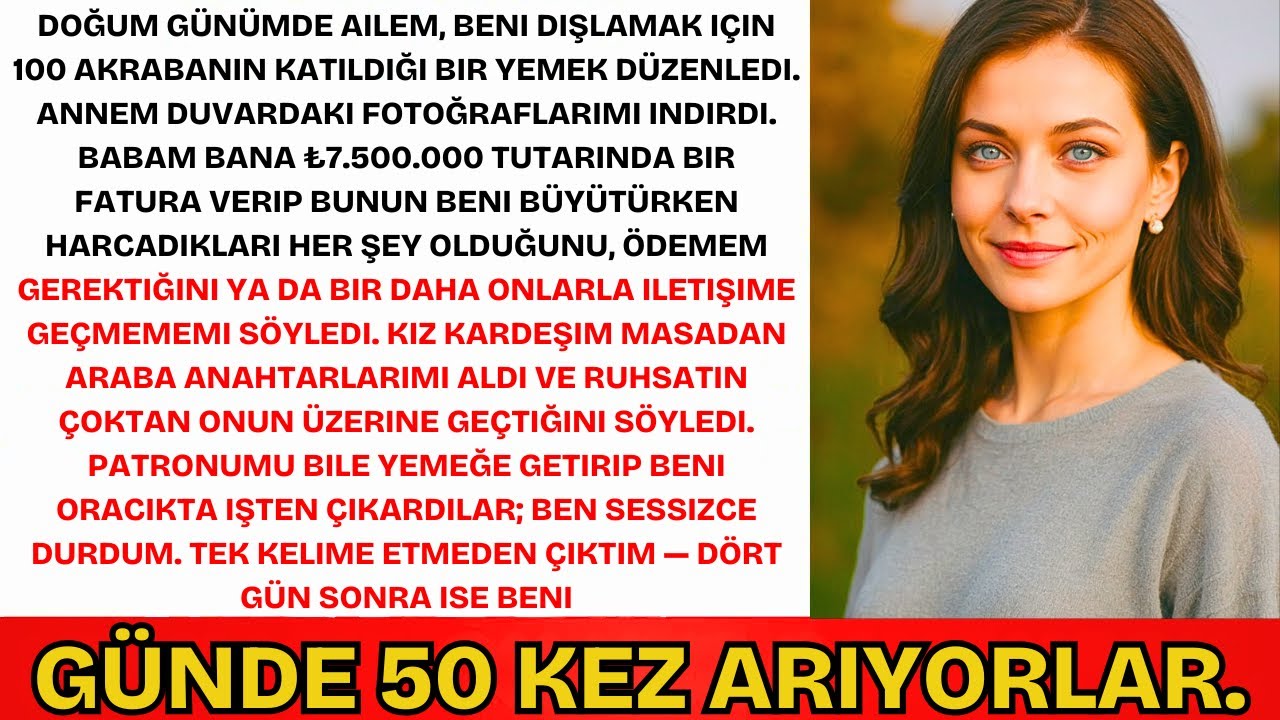 Doğum Günümde Ailem 100 Akrabayı Sadece Beni Herkesin Önünde Reddetmek İçin Topladı