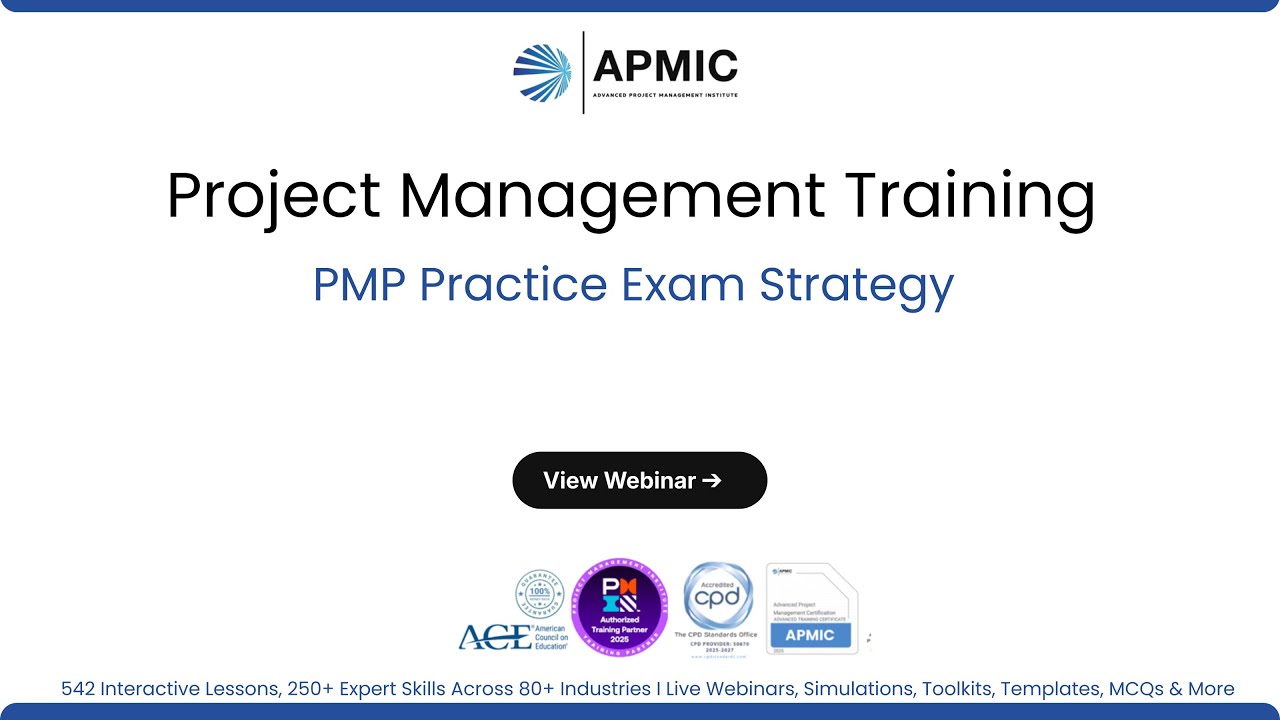 Practice Exam Strategies for PMI PMP Candidates | Advanced Project Management Certification