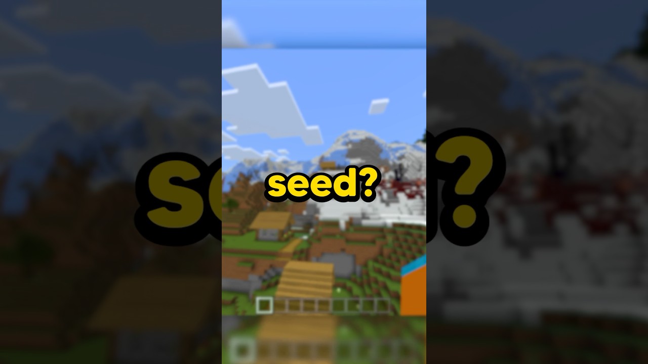 ЛУЧШИЙ BEDROCK 1.20 SEED! #шорты
