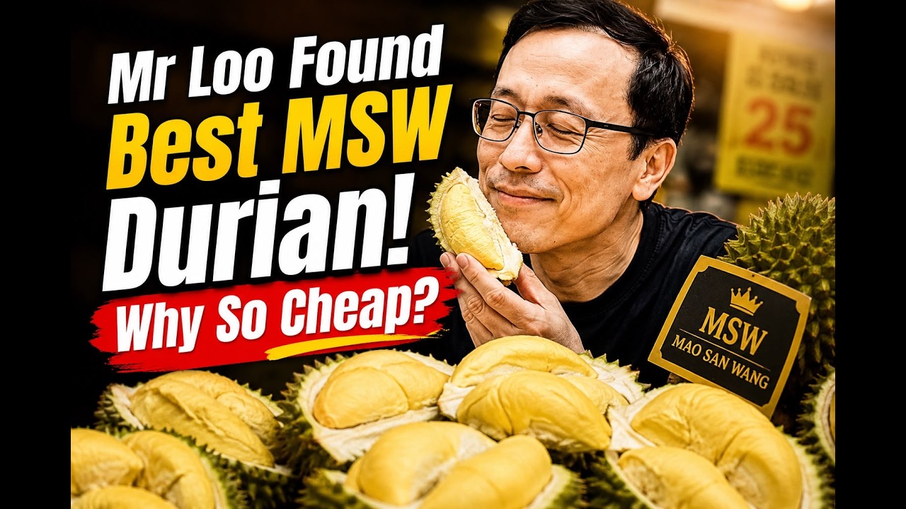MSW Durian Prices have Collapsed! Mr Loo Found Best MSW! Why So Cheap!