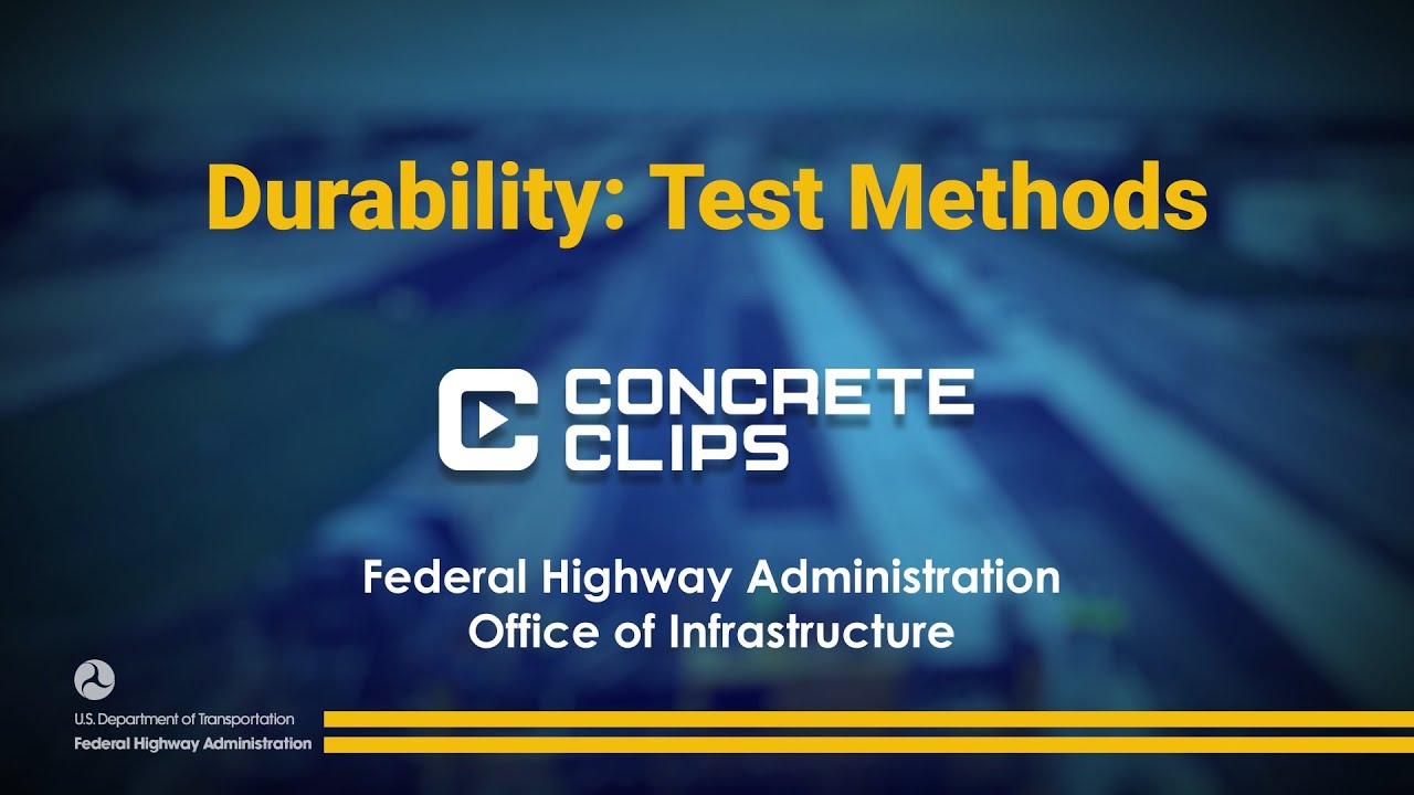 Concrete Clips: Durability Test Methods