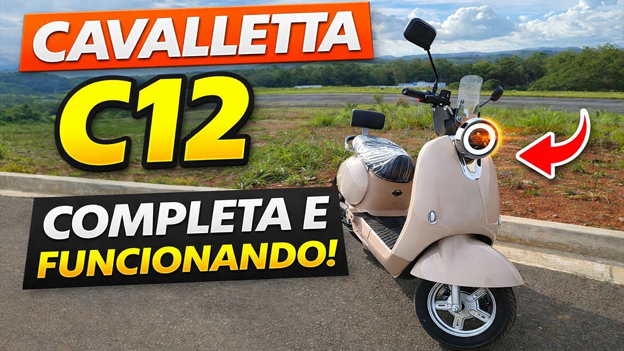 Mostrando A Cavalletta C12 E Suas Fun&ccedil;&otilde;es Ap&oacute;s Montagem - Autopropelido / Bike eletrica