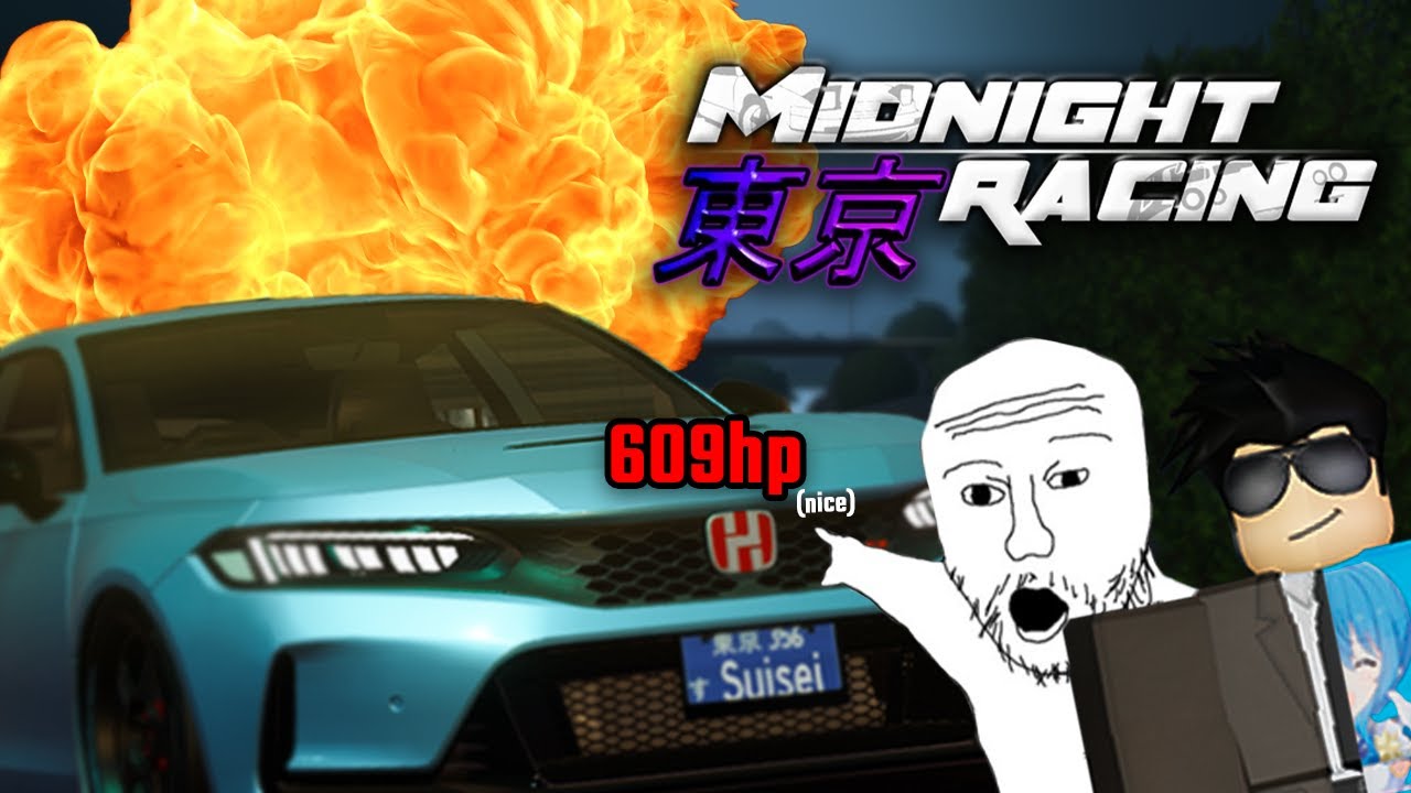 The 609hp Civic experience | Roblox Midnight Racing: Tokyo