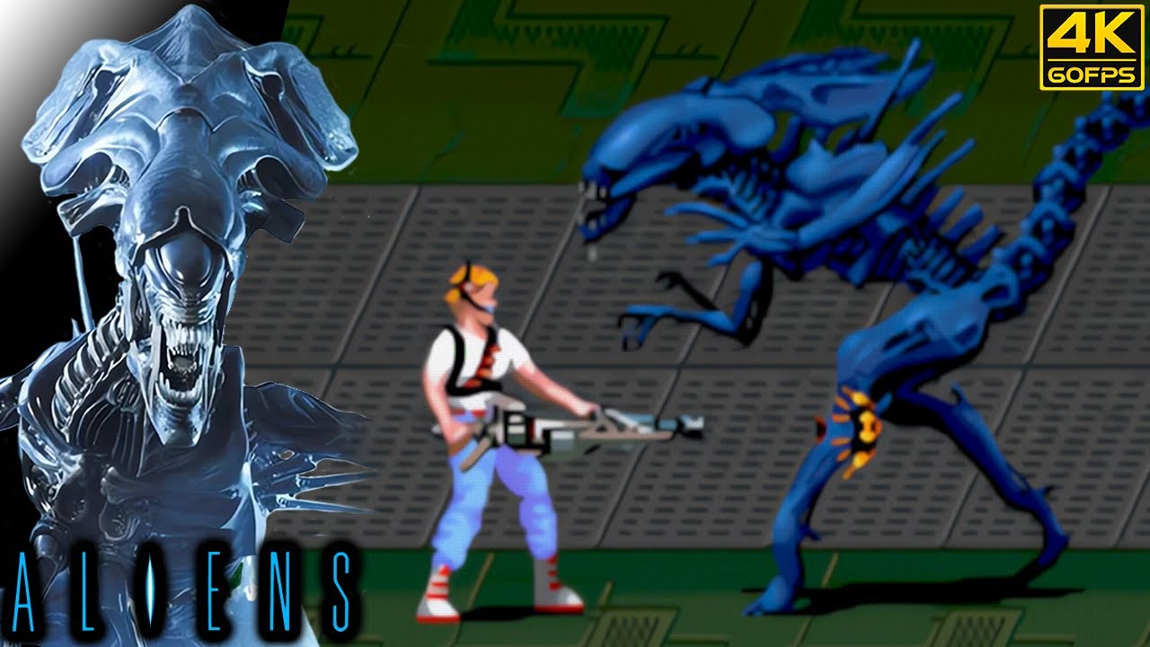 Aliens (Arcade / 1990) 4K 60FPS
