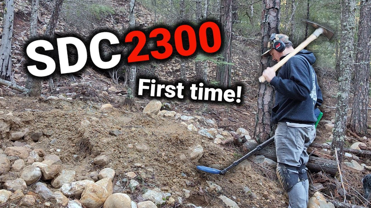 First Time Using the Minelab SDC 2300!