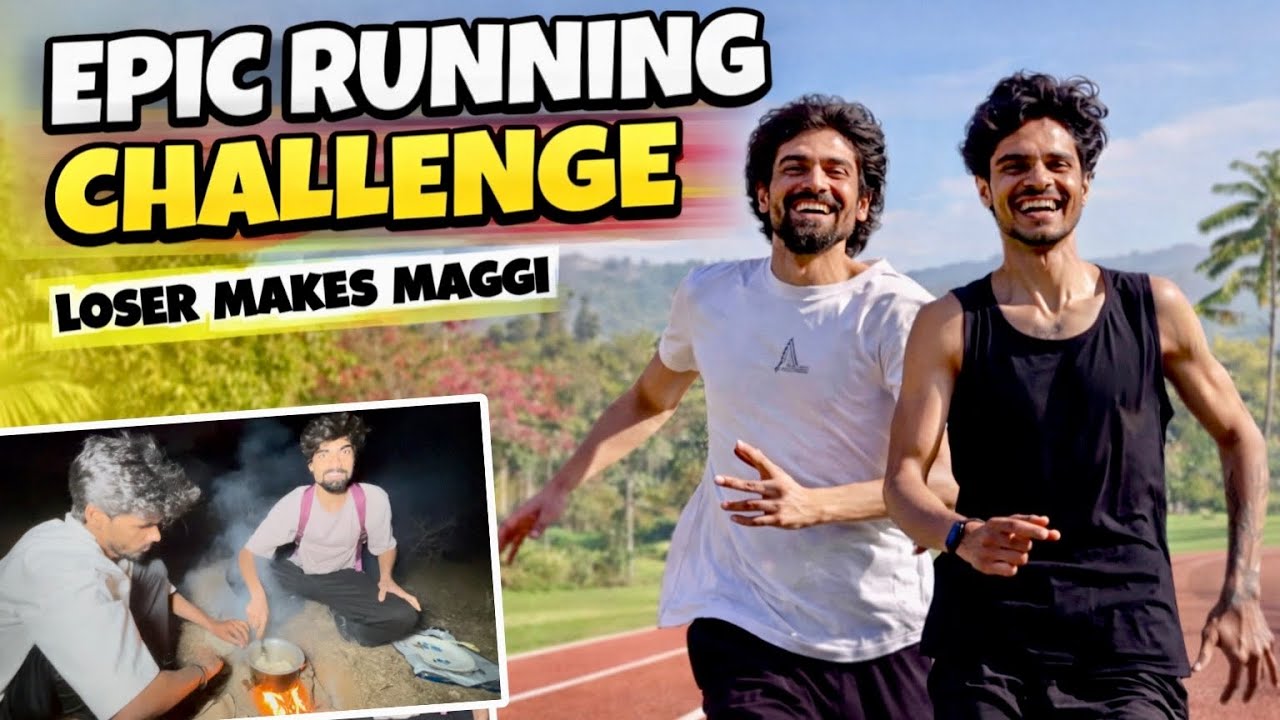  running challenge | Jo hara vo rat ko pahad me Maggi banayega 