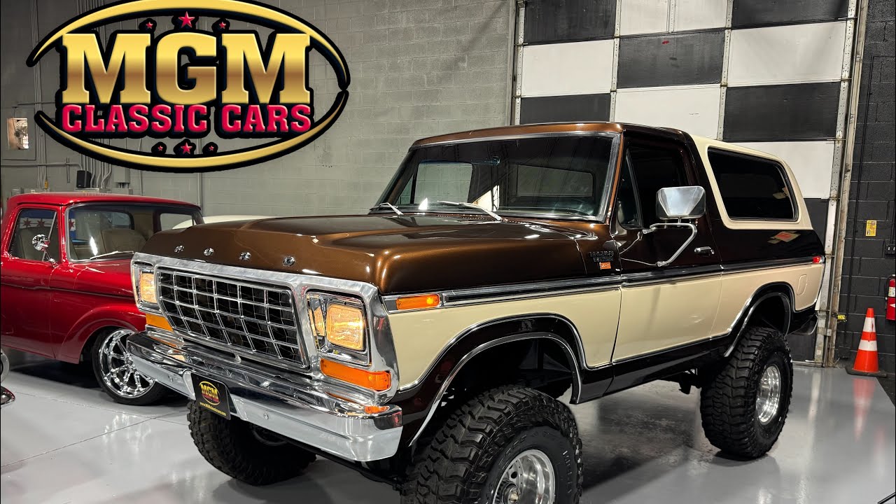 Ford Bronco 1979 года, восстановленный для продажи. Посетите наш сайт Mgmclassiccars.com