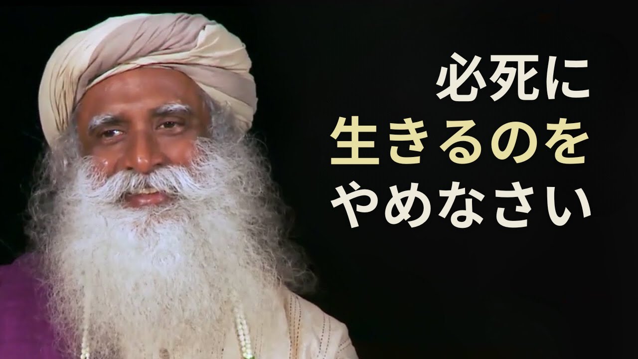 必死に生きるのをやめなさい - サドグル