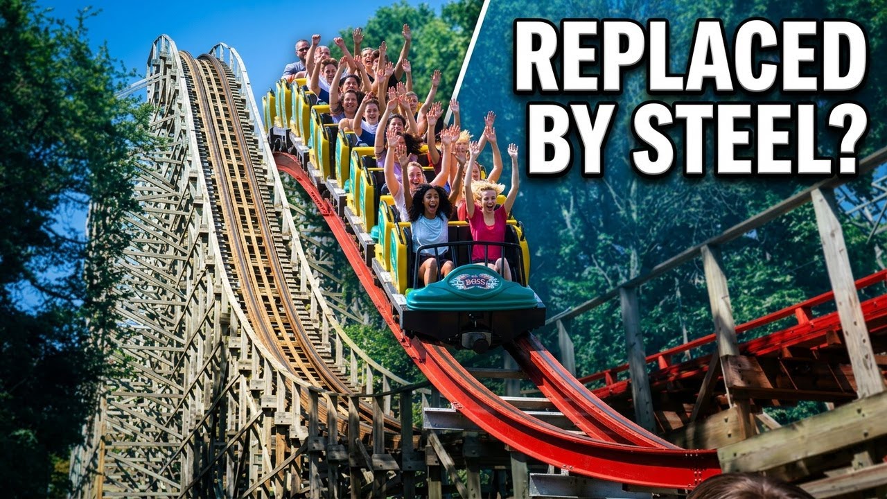 Six Flags Is Slowly Erasing Its Biggest Wooden Coaster