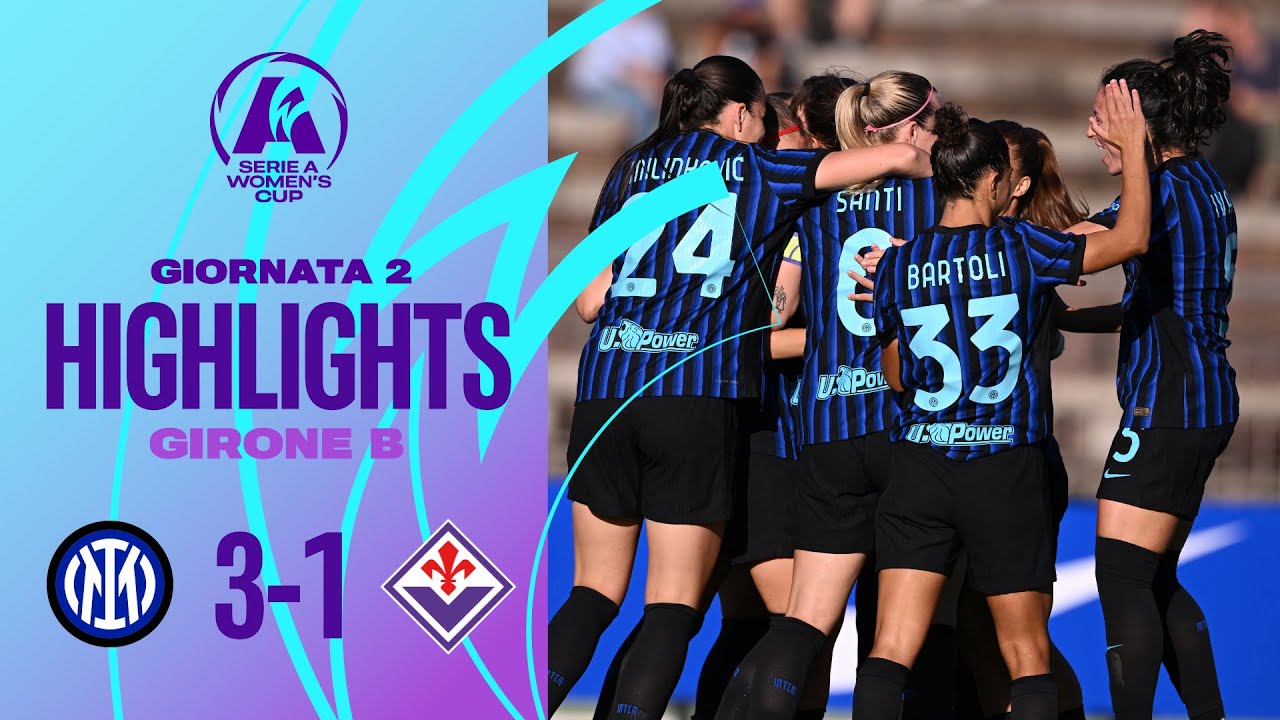 Inter-Fiorentina 3-1 | Polli apre, Bugeja chiude il tris nerazzurro | #SerieAWomenscup