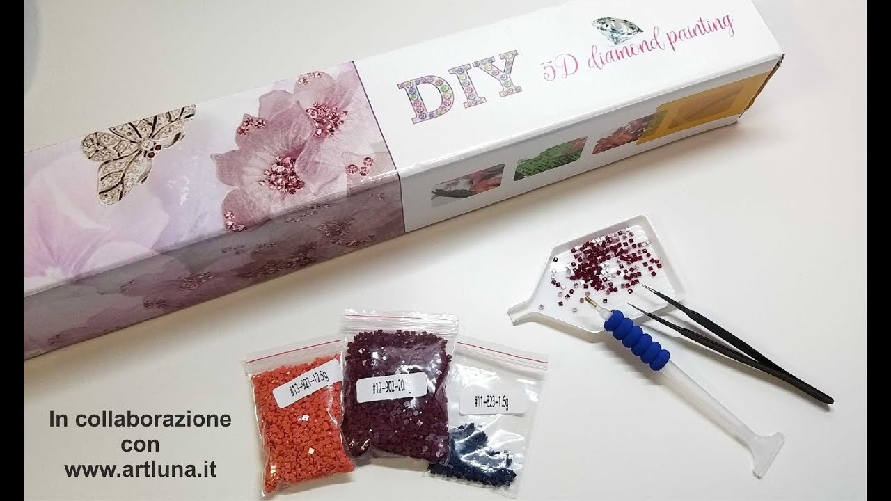 Artluna Diamond Painting kit_unboxing