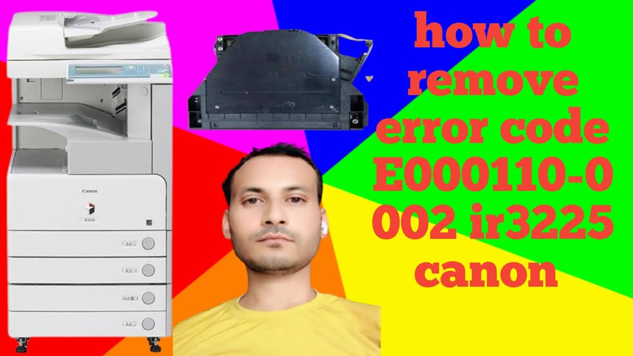 How to remove error code E000110-0002 IR 3225 canon copier #canon #machine #photostat #india #print