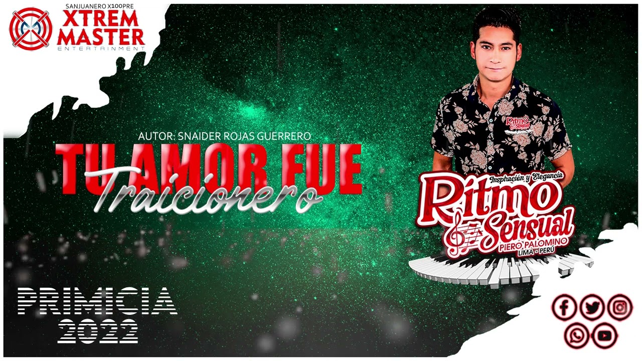 Tu Amor Fue Traicionero - Ritmo Sensual (Primicia 2022)| XTREM MASTER Music♪