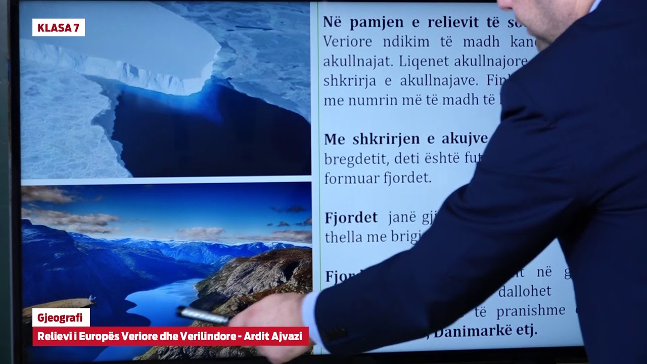 7680 - Gjeografi - Relievi i Evropës Veriore dhe Verilindore