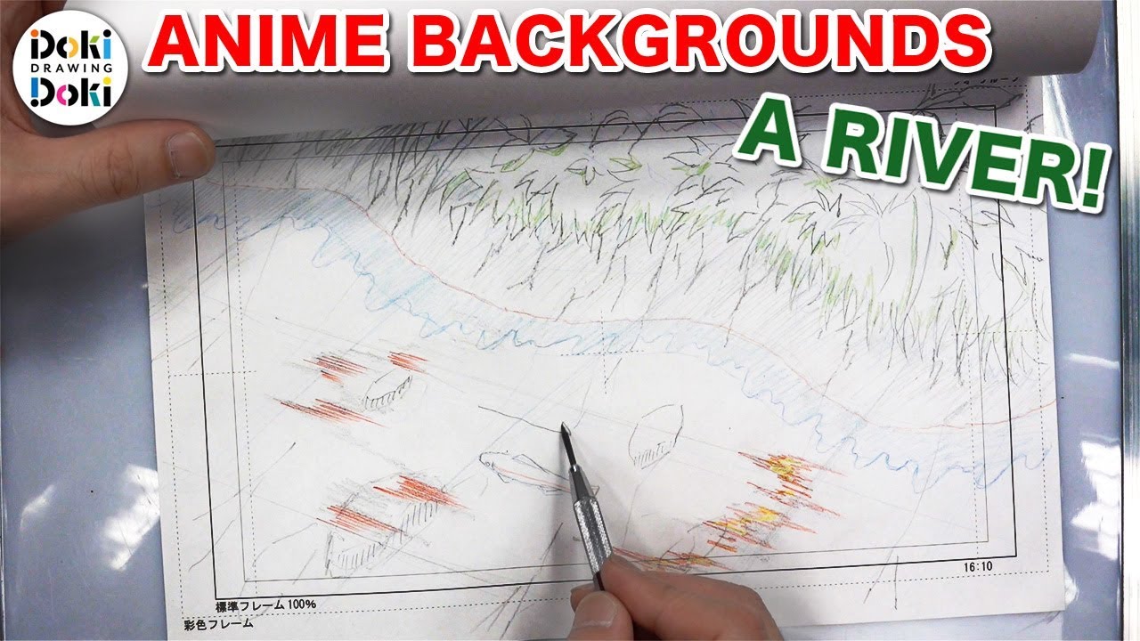 How to Draw Anime Backgrounds｜A Peaceful River
