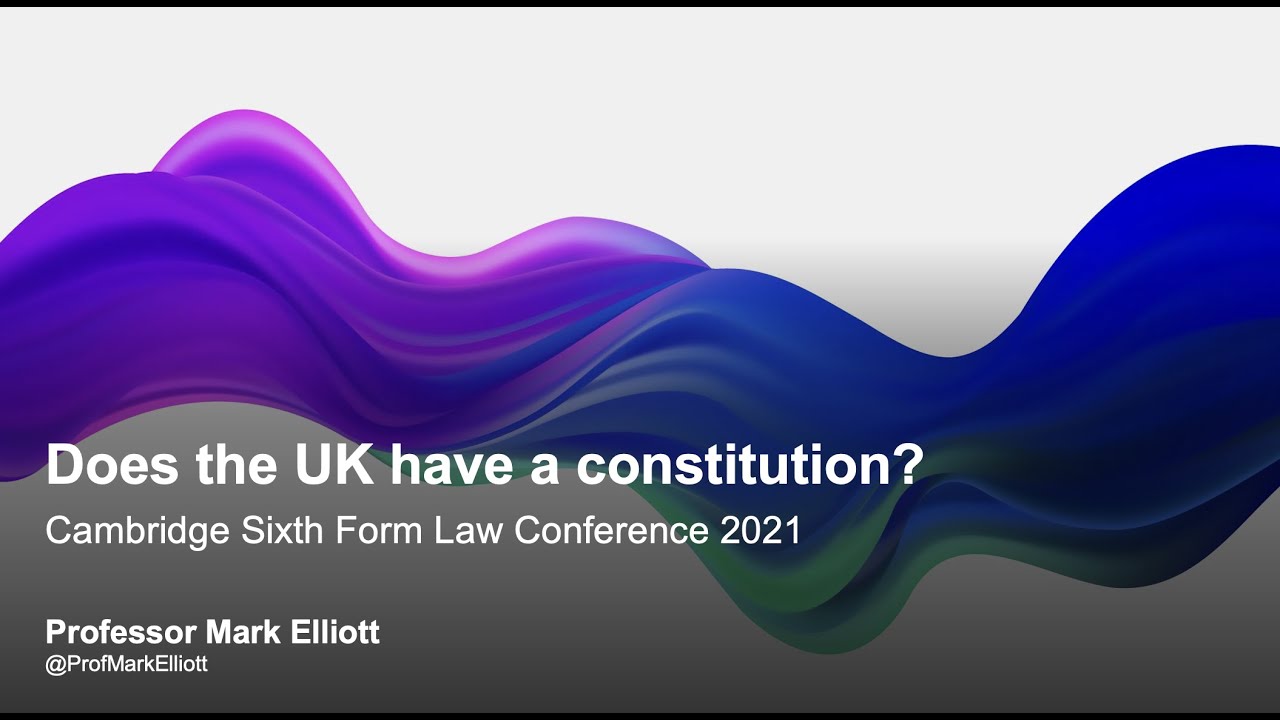 Does the UK have a constitution?