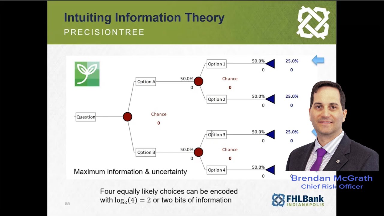 Information Theory Explained using PrecisionTree
