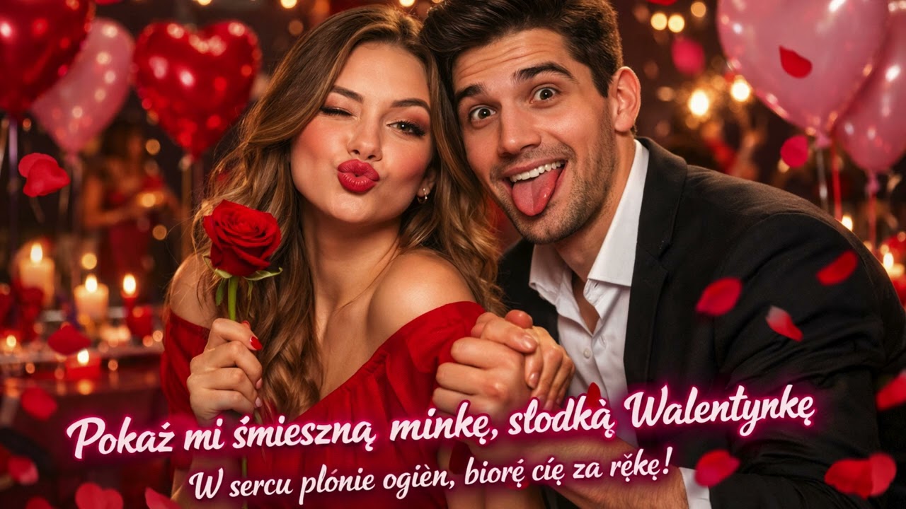 ADAŚ  Śmieszna Minka Walentynkowe Disco